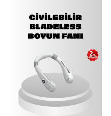 Taşınabilir Boyun Fanı Sessiz Çalışma ve USB Şarj Özellikli