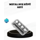Paslanmaz Çelik Metal Buz Küpü Seti Sulandırmadan Soğutma ve Klips Dahil