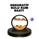 Şeffaf Dekoratif Kum Saati – Dayanıklı Gövde, Minimalist Stil, Masa ve Vitrin Aksesuarı