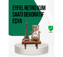 Ahşap Kum Saati – Vintage Tasarımlı Masa Dekoru