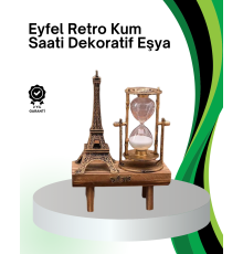 Dekoratif Kum Saati – Ahşap Malzeme, Hediyelik Masa Aksesuarı