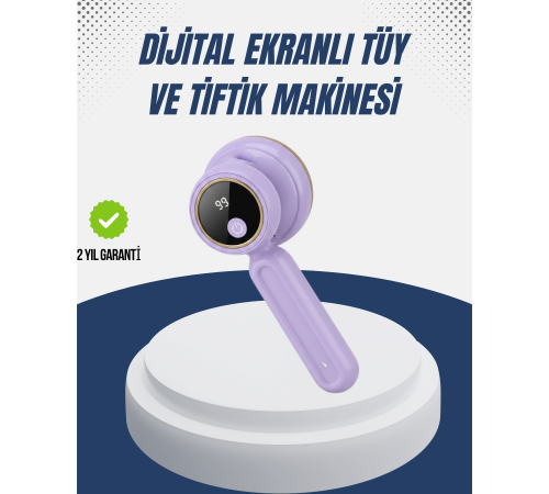 Şarjlı Tiftik Temizleme Makinesi Kablosuz Pratik Kullanım
