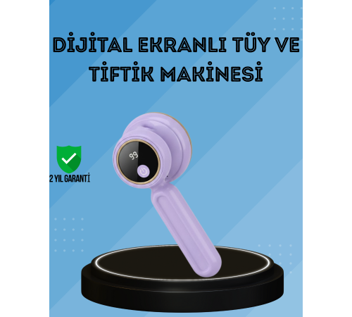 Şarjlı Tiftik Temizleme Makinesi Kablosuz Pratik Kullanım