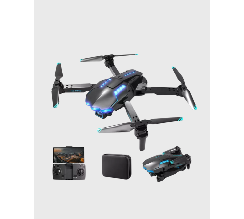 4K Kamera Özellikli Katlanabilir Drone Wi-Fi ve Yükseklik Sabitlemeli