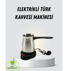 800W Paslanmaz Elektrikli Cezve Gizli Rezistans ve Ergonomik Kulp