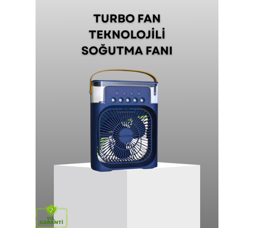 Turbo Fan Teknolojili Sessiz ve Güçlü Soğutma Masası Vantilatör