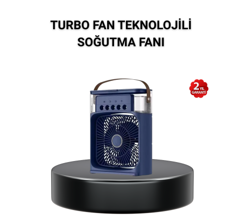 Turbo Fan Teknolojili Sessiz ve Güçlü Soğutma Masası Vantilatör
