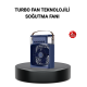 Turbo Fan Teknolojili Sessiz ve Güçlü Soğutma Masası Vantilatör