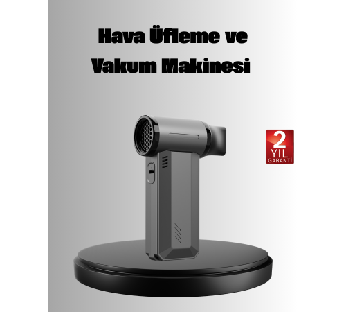 130000 RPM Çok Fonksiyonlu Şarjlı Hava Üfleme ve Vakum Temizlik Cihazı