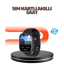 Telefon Bağımsız SIM Kartlı Akıllı Saat Nabız Ölçerli