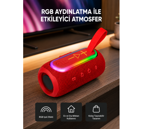 Yeni Nesil Bluetooth Taşınabilir Hoparlör – Enerji Tasarruflu, Yüksek Ses Kaliteli