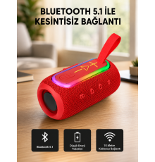 Yeni Nesil Bluetooth 5.1 Hoparlör – Güçlü Ses, Hızlı Bağlantı, Uzun Pil Ömrü
