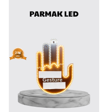 176 LED’li Amber Trafik Uyumlu Sinyal Işığı – El Hareketiyle Kontrol