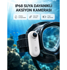 4K Suya Dayanıklı Aksiyon Spor Kamerası 120° Geniş Açı ve WiFi Destekli