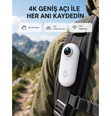 4K Full HD Spor Kamerası 360° Klips ve WiFi Özellikli