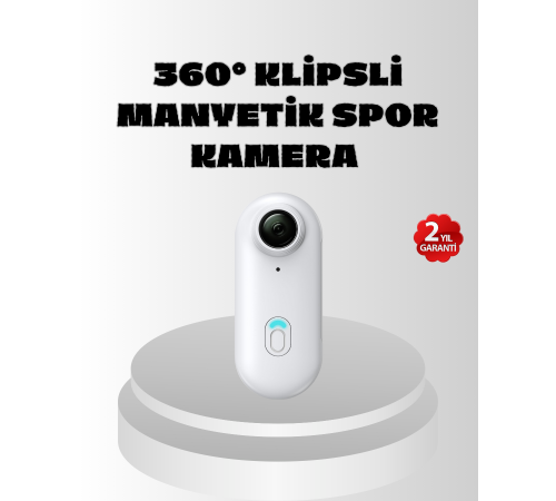4K Full HD Spor Kamerası 360° Klips ve WiFi Özellikli