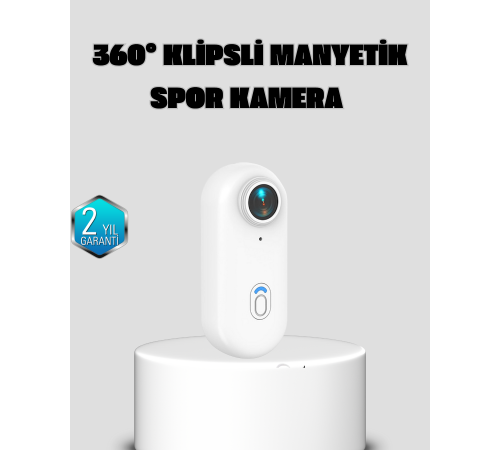 Kompakt 4K Aksiyon Kamerası Suya Dayanıklı WiFi ve 120° Geniş Açı
