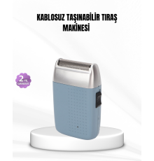 Taşınabilir Şarjlı Tıraş Makinesi – Kuru Kullanım, Özel Sakal Başlıkları