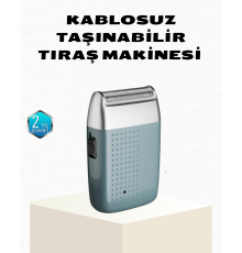Şarjlı Kuru Kullanım Tıraş Makinesi – Kablosuz, Taşınabilir