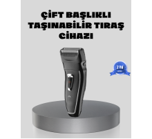 Erkek Tıraş Makinesi Kablosuz Kuru Tıraş Folyo Başlık Yıkanabilir Gövde