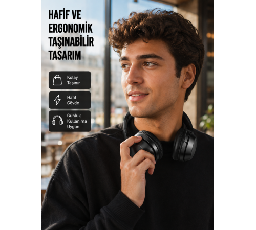 Modern Cihazlarla Uyumlu Kablolu Kulaklık – Yüksek Ses Kalitesi, Gürültü Azaltıcı Mikrofon Yeni Nesil