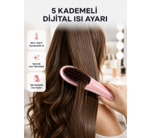 Seramik Plakalı Elektrikli Saç Düzleştirici – Hızlı Isınma, Uzun Kablo, 25W–39W Güç