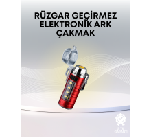 USB Şarjlı Suya Dayanıklı Elektrikli Çakmak
