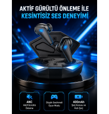 Profesyonel Bluetooth 5.0 Kulaklık – Dokunmatik Kontrol, 3D Surround Ses