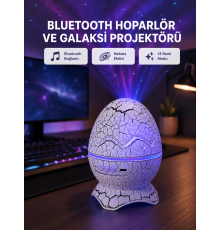 Dinozor Yumurta Gece Lambası Projektör – 14 Renk Seçeneği