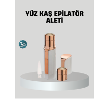 Kadınlar İçin Yüz ve Kaş Epilatörü – Hassas Cilt Dostu, Pil ile Çalışan, Taşınabilir ve Şık Tasarım