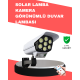 PVC+PC Malzemeli, 2'si 1 Arada Güvenlik Lambası – Ayarlanabilir Başlık ve Panel Açısı