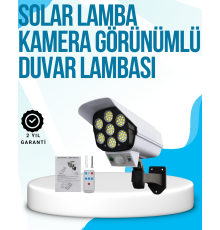 Kablosuz, Güneş Paneliyle Şarj Olan Dış Mekan Lambası – 8-10 Saat Aydınlatma Süresi