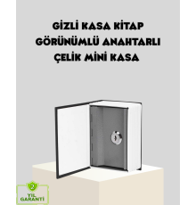 Sözlük Görünümlü Gizli Kitap Kasa – Anahtarlı Metal İç Kasa, Kompakt Boyut, Şık ve Güvenli Tasarım