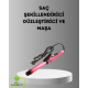 2’si 1 Arada Saç Düzleştirici ve Maşa – 5 Isı Seviyesi, Seramik Kaplama, Döner Kablolu Ergonomik Tasarım