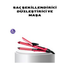 Dereceli Seramik Saç Düzleştirici – 5 Isı Seviyesi, 200°C Maksimum Sıcaklık