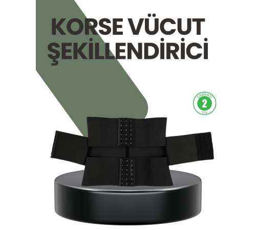 Vücut Şekillendirici Bel Sargısı Kaymaz Esnek Tasarım