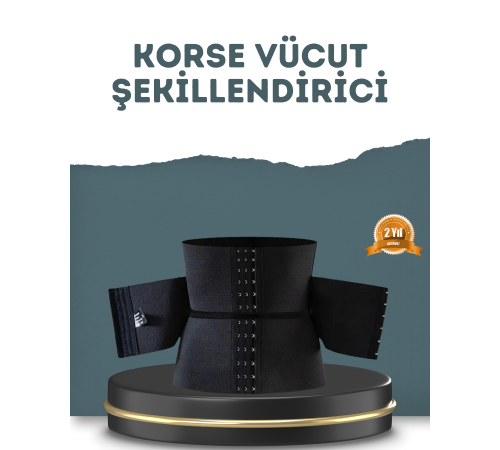 Vücut Şekillendirici Bel Sargısı Kaymaz Esnek Tasarım