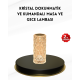 Kristal Tasarımlı RGB LED Gece Lambası – Kumandalı, Renk Değiştiren Dekoratif Işık