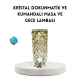 Kristal RGB LED Masa Lambası – Renkli Kumandalı Işık, Dekoratif ve Enerji Tasarruflu