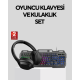 Işıklı  Klavye Mouse ve Bluetooth Kulaklık Seti Türkçe Q USB