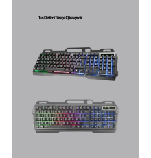 HN01 KULAKLIK + PG-8018 KLAVYESİ SET
