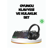 HN01 KULAKLIK + PG-8018 OYUNCU KLAVYESİ SET