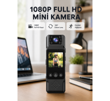 180 Derece Dönebilen Mini Kamera Full HD TFT Ekran Hareket Sensörlü (Kopya)