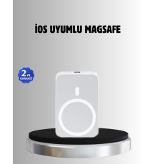 MagSafe Battery Pack Kablosuz Hızlı Şarj, Kompakt ve Taşınabilir Güç Bankası