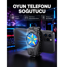 Taşınabilir Şarjlı Telefon Soğutucu – Sessiz Fan Motoru ile Yüksek Performans Koruma