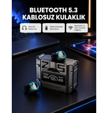 Kablosuz Bluetooth 5.3 Kulaklık – Aktif Gürültü Engelleme ve Gecikmesiz Oyun Modu