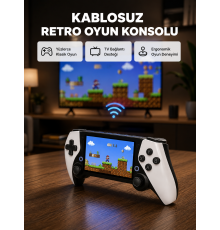 Taşınabilir El Konsolu – 4.3 İnç TFT Ekran, 64 GB Dahili Oyun Hafızalı