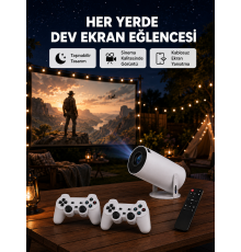 Wi-Fi 6 ve Bluetooth 5.0 Destekli 4K Akıllı Projeksiyon Cihazı Yeni Nesil