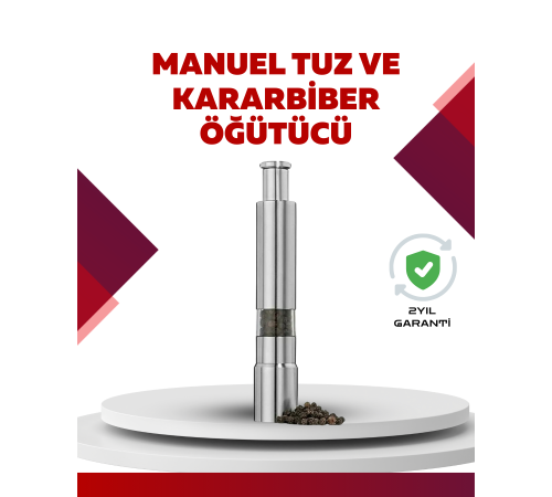 Hafif ve Kompakt, Taşınabilir Baharat Öğütücü - Mutfak ve Masa için