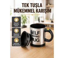 Akıllı Kendi Kendini Karıştıran Termal Kupa – Paslanmaz Çelik